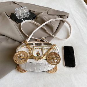 Enchanted Royal Carriage Crossbody Bag
