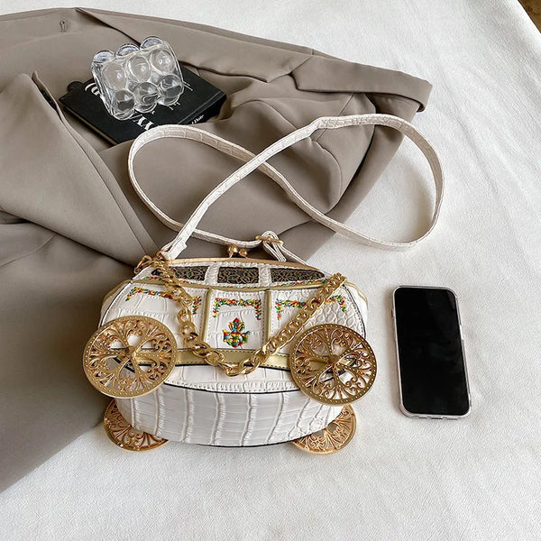 Enchanted Royal Carriage Crossbody Bag