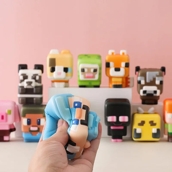 Minecraft Mosaic Style Squishy Toy