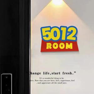 Toy Story Customised Light Luxury House Numbers