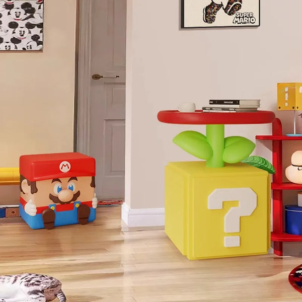 Mario Firepower Block Bedside Table