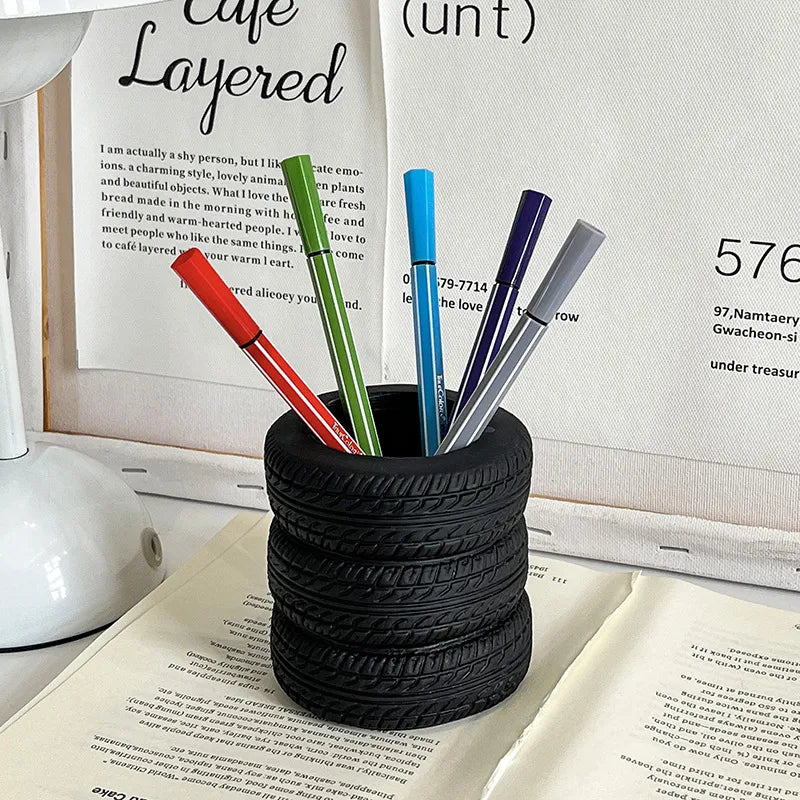 Creative Tire Pen Holder