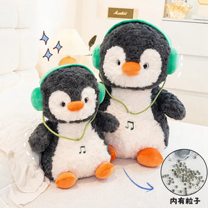 Headphone Penguin Stuffed Toy
