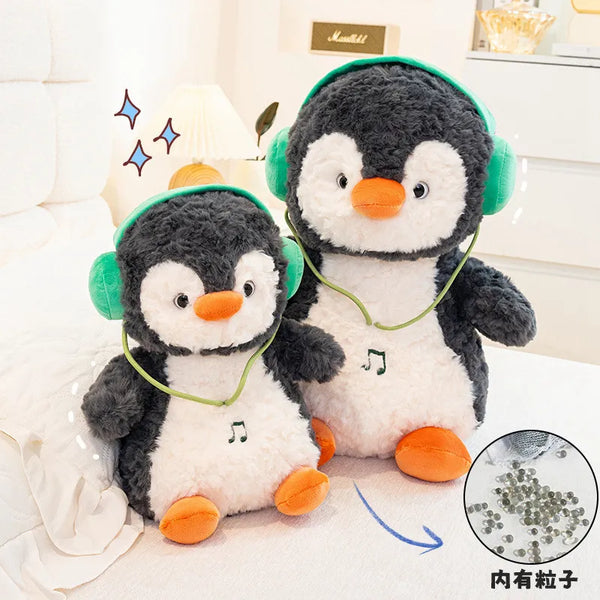 Headphone Penguin Stuffed Toy