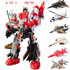 Black Mamba 5 in 1 Mega Transformers Figurines