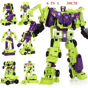 Black Mamba 5 in 1 Mega Transformers Figurines