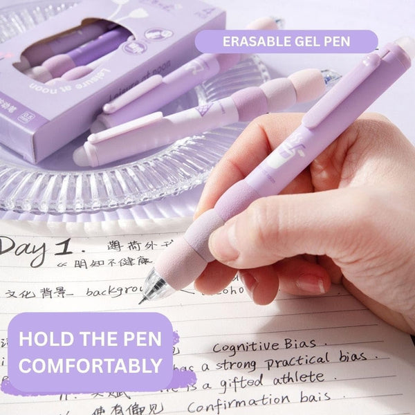 Kawaii Cloud Grip Erasable Gel Pen