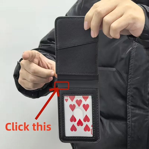 Quantum Magical Flick Wallet Illusion