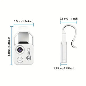 APEXEL 200X Phone Pocket Microscope