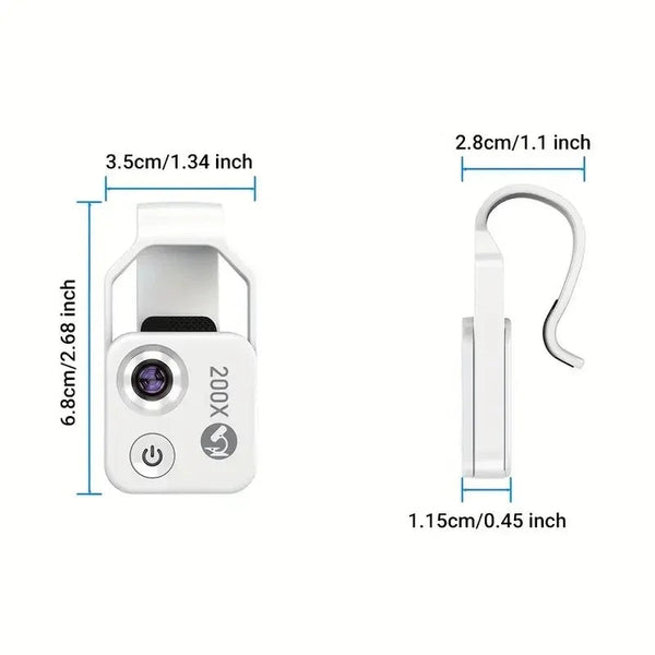 APEXEL 200X Phone Pocket Microscope