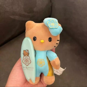 Hello KT Beach Plush Pendant
