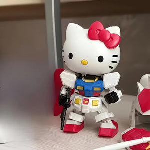 Hello Kitty Gundam Suit Mecha Series Figure