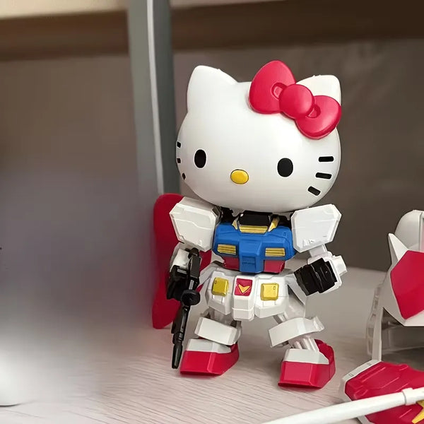 Hello Kitty Gundam Suit Mecha Series Figure