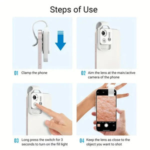 APEXEL 200X Phone Pocket Microscope