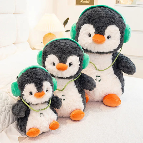 Headphone Penguin Stuffed Toy