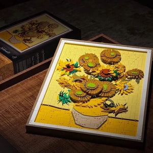 Vincent van Gogh's Sunflowers Painting Blocks