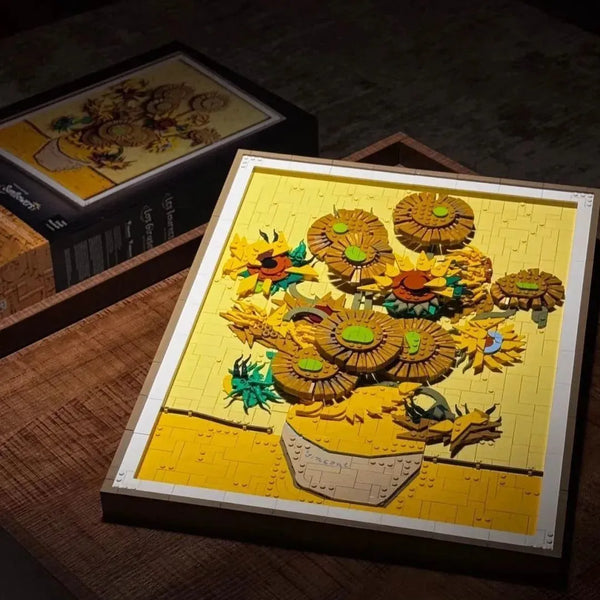 Vincent van Gogh's Sunflowers Painting Blocks