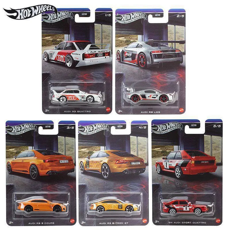 Hot Wheels Premium Silver Audi Series
