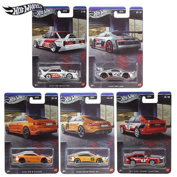 Hot Wheels Premium Silver Audi Series