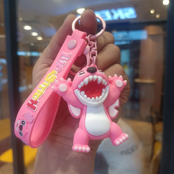 Stitch & Angel Ohana Fun 3D Keychain