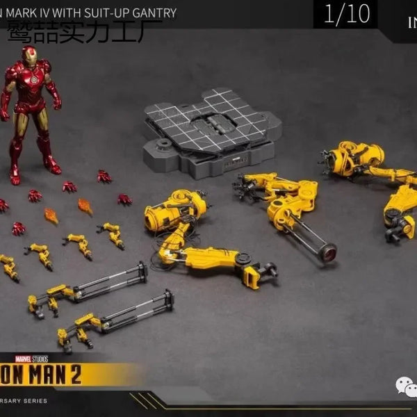 ZD Toys Iron Man MK4 Suit Up Gantry Figure (18 cm)