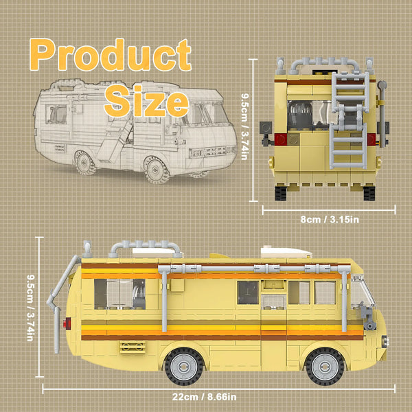 Breaking Bad Heisenberg Bus Lab Building Blocks (360 Pcs)