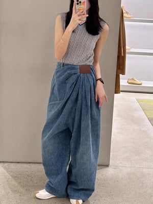 Art School Rebel Tie-Waist Jeans