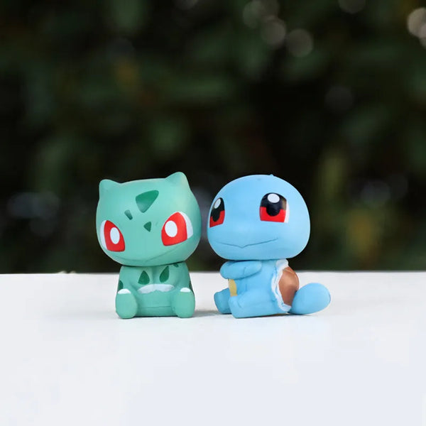 Pokemon Q-Version Starter Figures (Set of 6)
