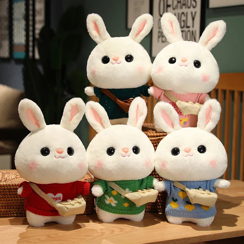 Cozy Dress-Up Bunny Premium Plush Toy (30 cm)