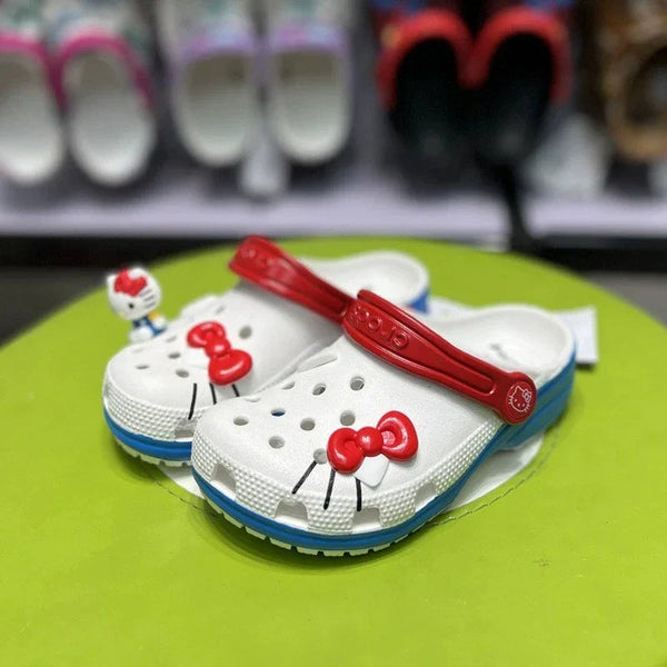 Hello KT White Cutie Clogs