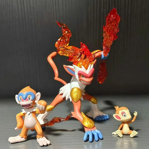 Infernape & Blaziken Evolution Line Figures (Set of 3)