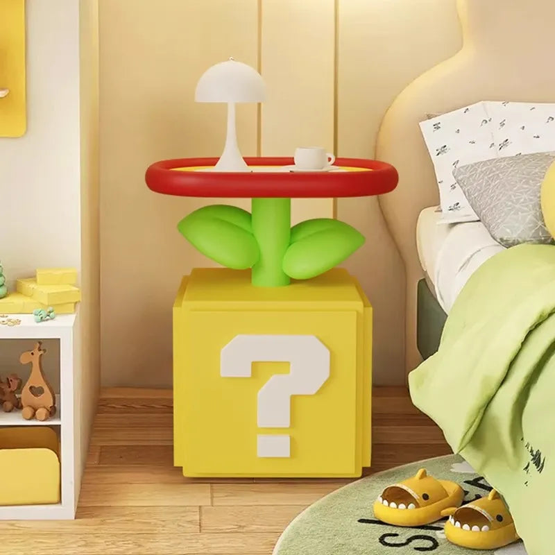 Mario Firepower Block Bedside Table