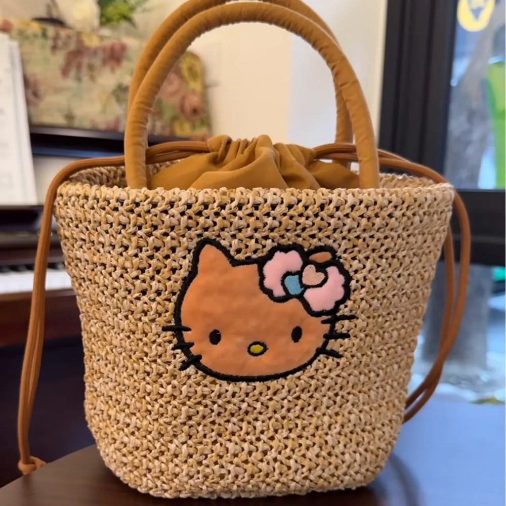 Hello Kitty Isle Bohemian Woven Tote