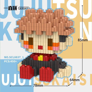 Jujutsu Kaisen Cursed Domain 3D Chibi Micro Blocks