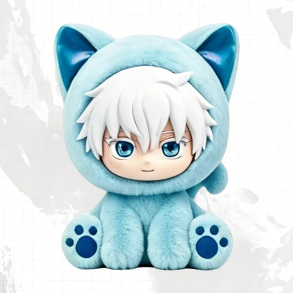 Jujutsu Kaisen Season 2 Cat Sit Party Plush Keychain