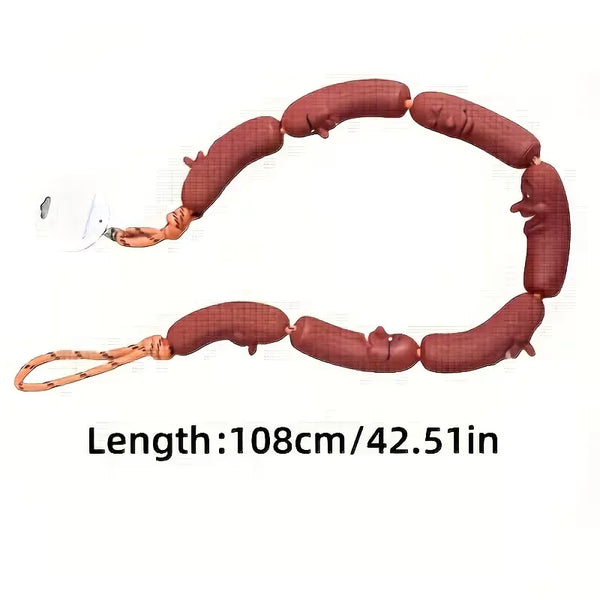 Frankfurter Link Novelty Sausage Pet Leash