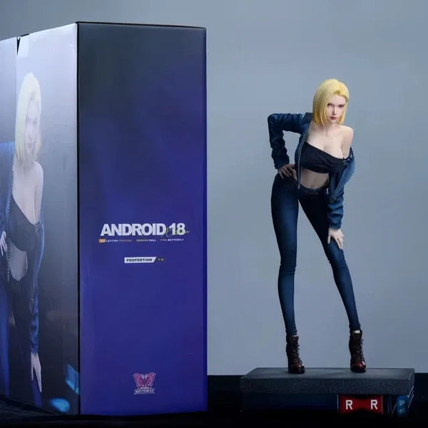 DBZ Android 18 Pink Butterfly Statue (26 cm)