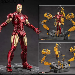 ZD Toys Iron Man MK4 Suit Up Gantry Figure (18 cm)