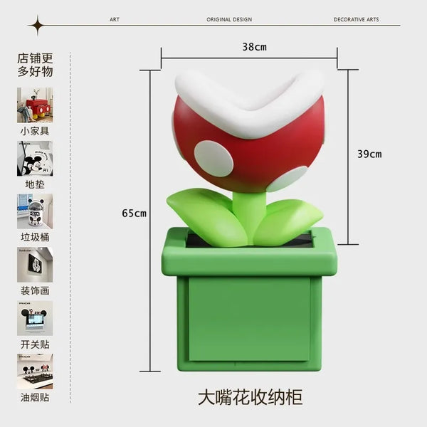 Mario Piranha Plant Bedside Table