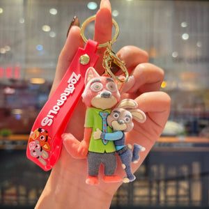 Zootopia Velvet Vibes Flocked Keychain