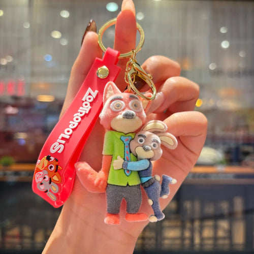 Zootopia Velvet Vibes Flocked Keychain