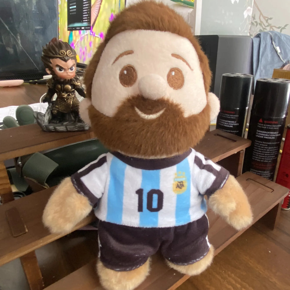 World Cup Argentina Messi No. 10 Plush (18 cm)