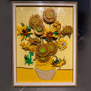 Vincent van Gogh's Sunflowers Painting Blocks