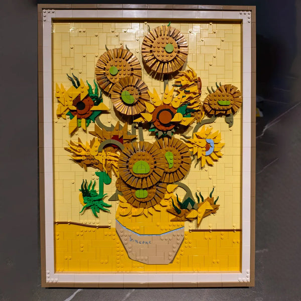 Vincent van Gogh's Sunflowers Painting Blocks
