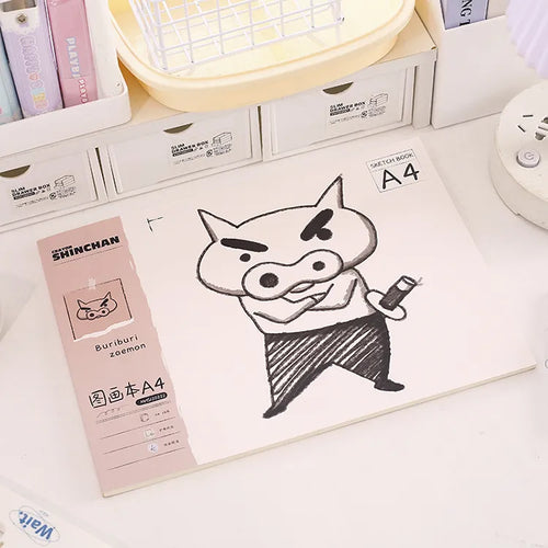 Crayon Shin-chan Beginner Series A4 Sketchbook
