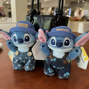 Cosmic Alien Denim Styles Keychain