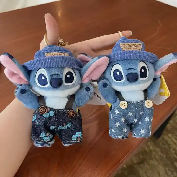 Cosmic Alien Denim Styles Keychain