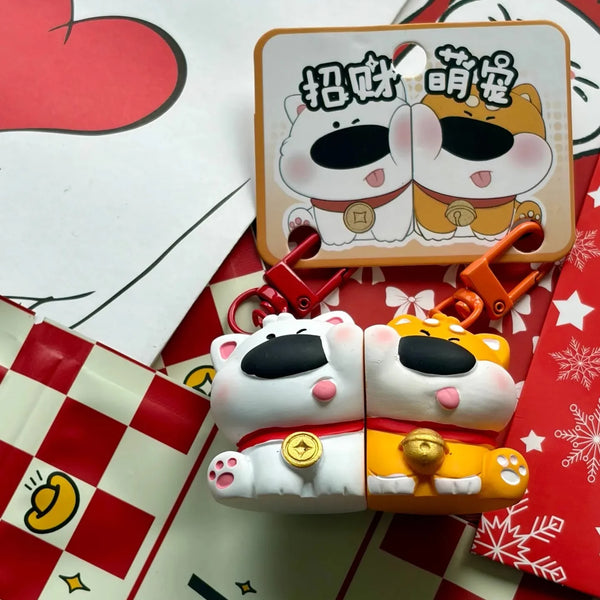 Soul Pups Magnetic Couple Keychain