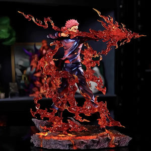 Ryomen Sukuna Fire Play Figurine (30 cm)