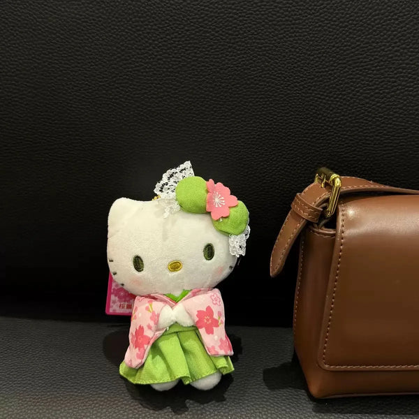 Sanrio Kimono Matcha Plush Keychains